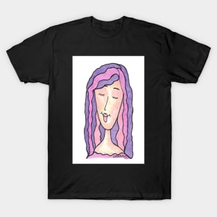 Squiggles - Pink & Purple T-Shirt